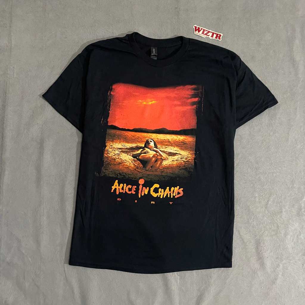 T Shirt Band Official ALICE IN CHAINS - DIRT (BLACK) Original