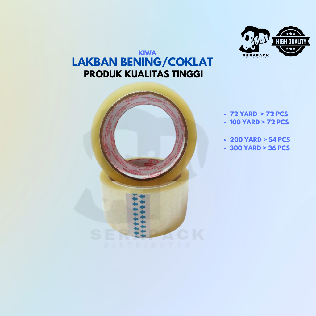 

Lakban Bening / Solasi Bening / Isolasi Bening 1 Pcs