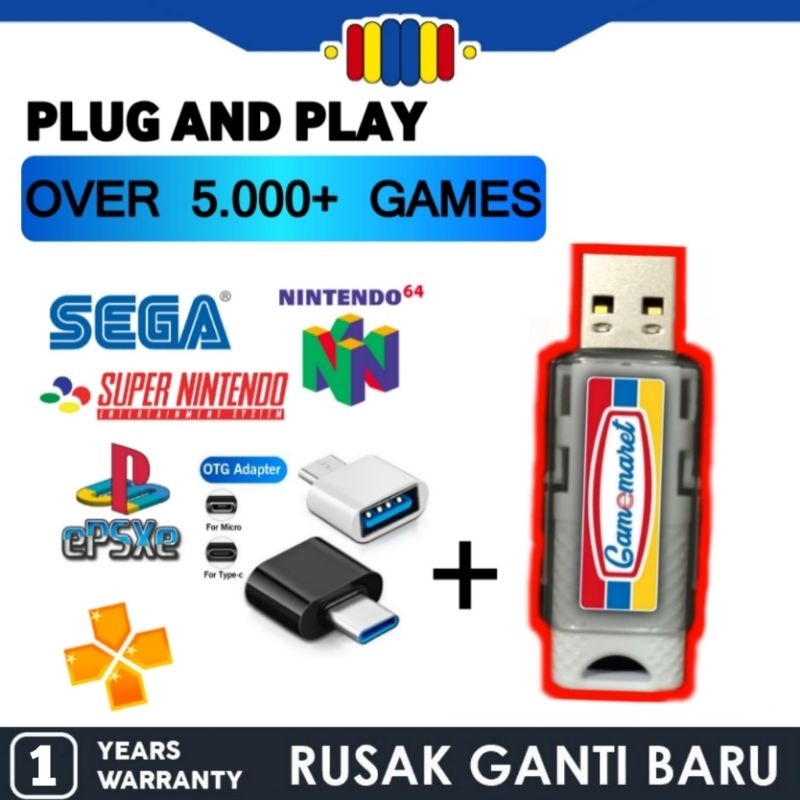 FLASHDISK GAME UNTUK HP ANDROID FULL 5000+ GAME || Plug And Play