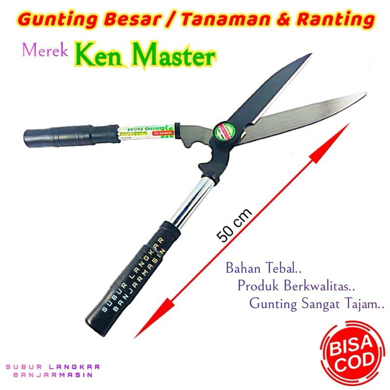 GUNTING KEN MASTER GUNTING RANTING & RUMPUT BESAR