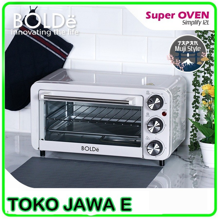 BOLDE SUPER OVEN SMPLIFY Oven Listrik Kapasitas 12 LITER