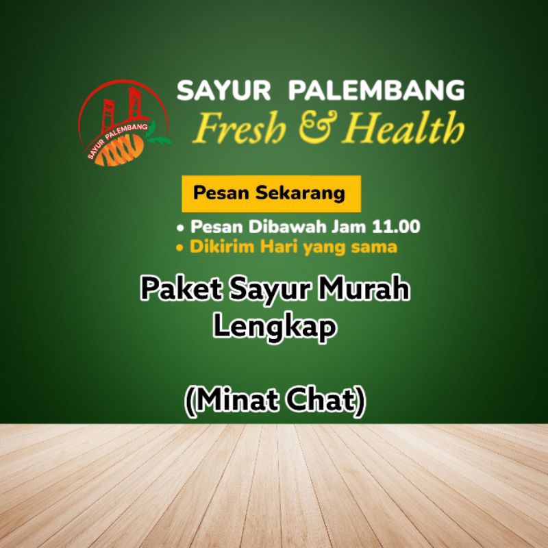 

Paket Sayur Murah Lengkap - Sayur Palembang