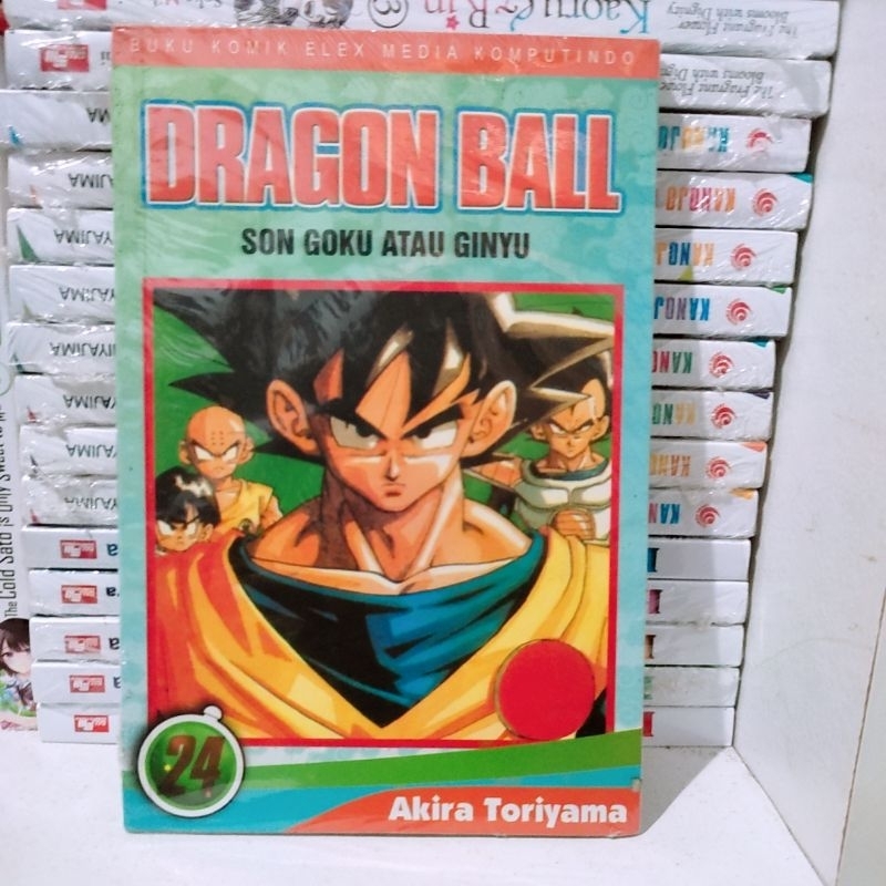 komik dragon ball cover hijau tosca vol 24 segel