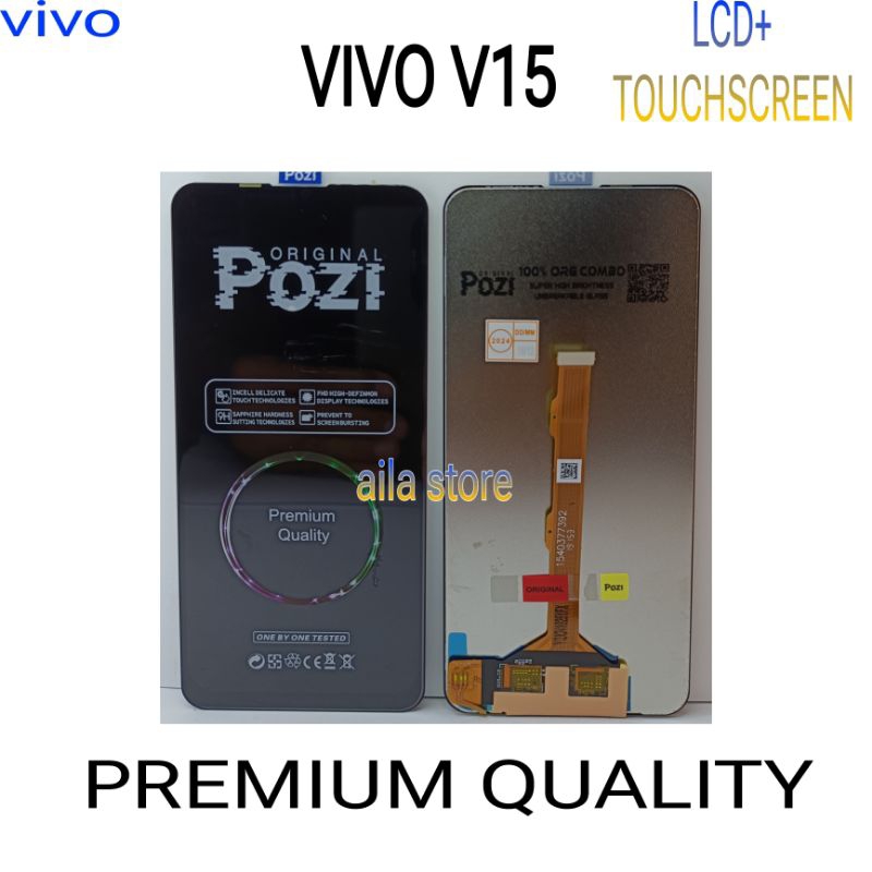 LCD TOUCHSCREEN VIVO V15 ORIGINAL POZI FULL SET