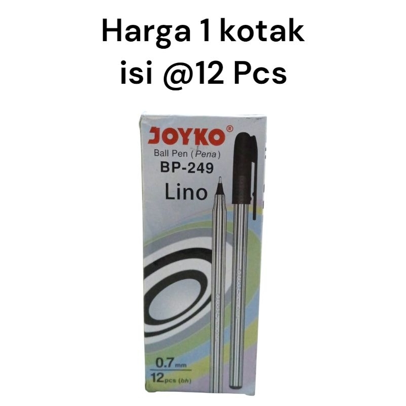

(Promo Perkotak isi @12 pcs)Joyko Ball Pen BP-249 Lino