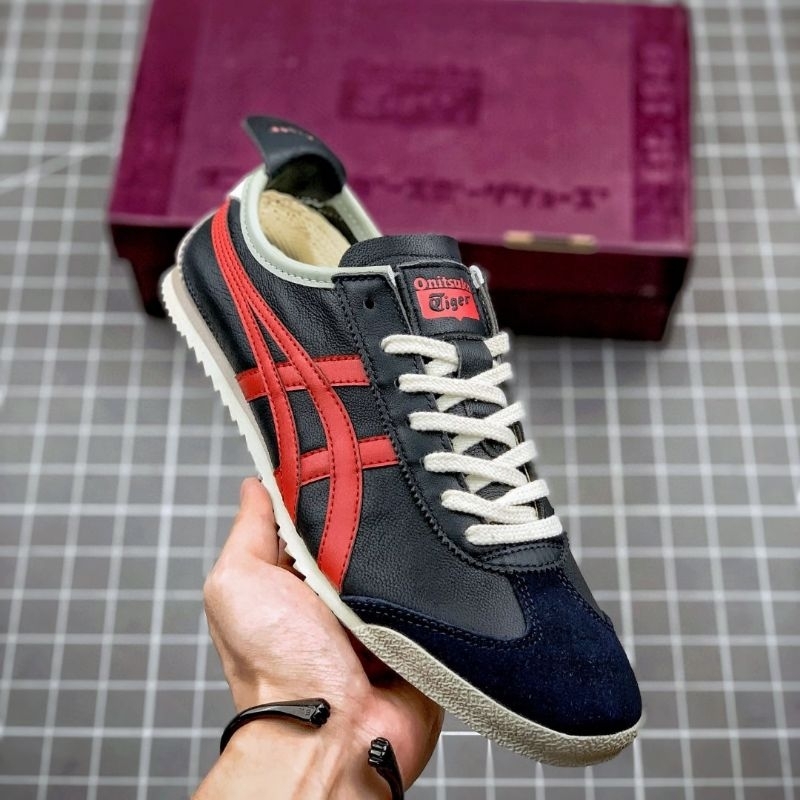 Sepatu Onitsuka Tiger Mexico 66 Deluxe Navi Red