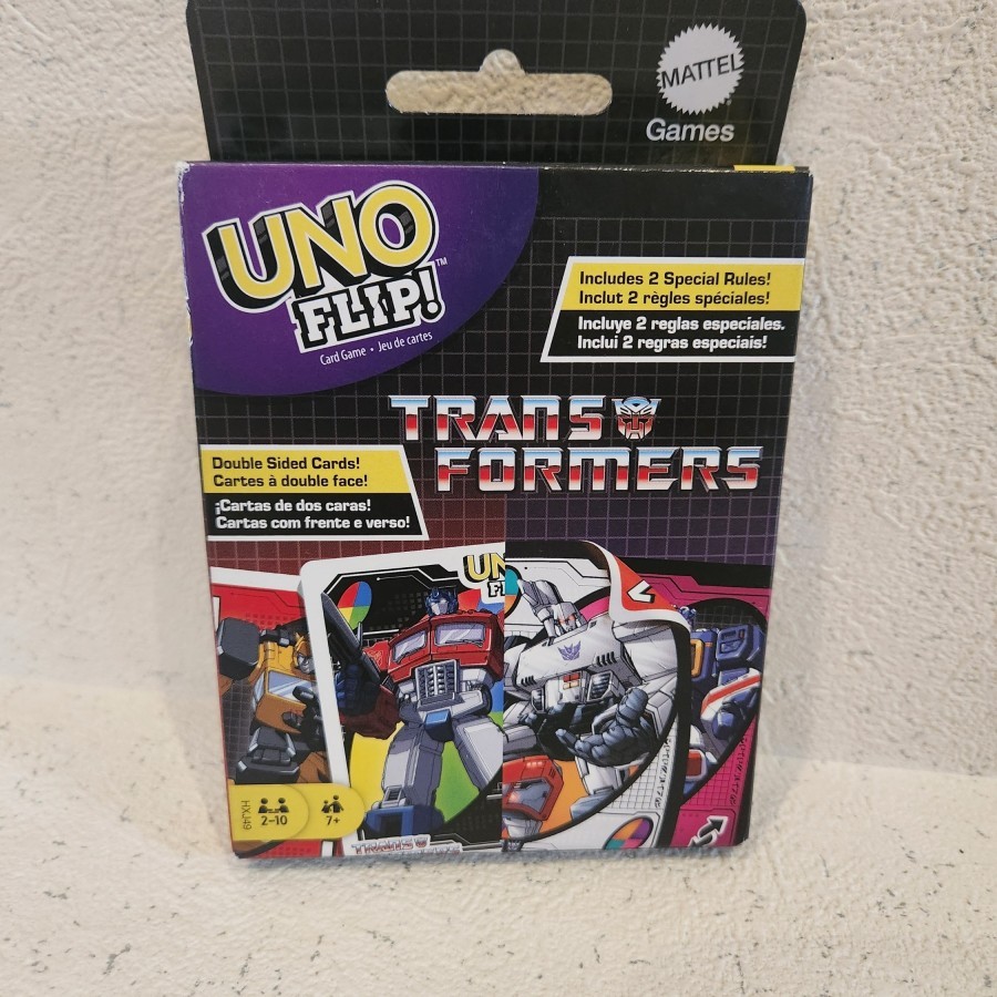 Uno Flip Transformers / Uno Card Games Special Edition