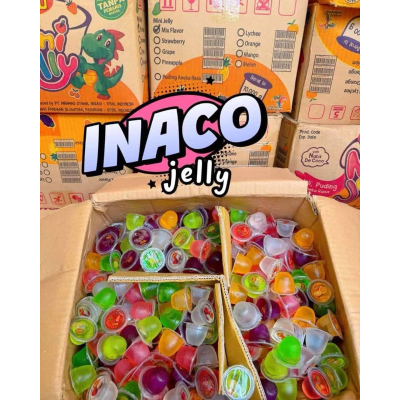 

( 1 Karton isi 10kg ) Jelly Inaco Mix Fruits • omatoserba