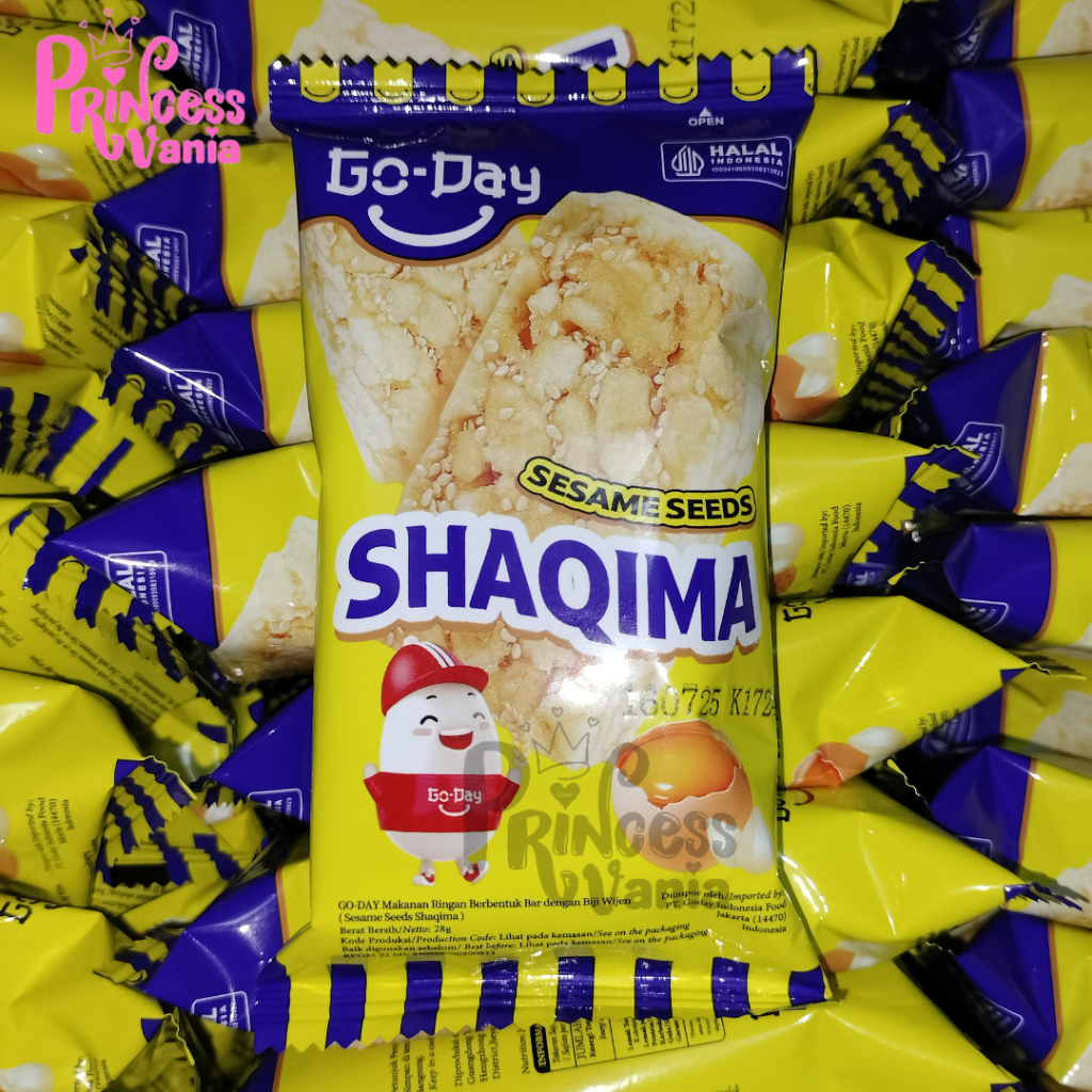 

GODAY SHAQIMA SESAME SEEDS SATUAN 28GR KUE JIPANG TABUR WIJEN CAMILAN SNACK