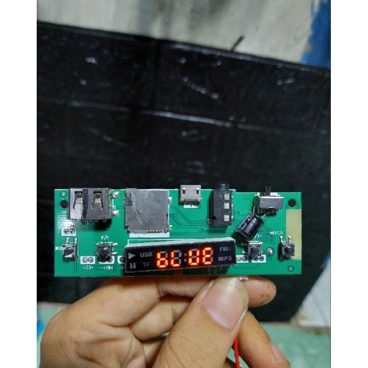 Module mesin speaker bluetooth mp3 Y15S RAD8171 dual SPKR plus layar new NORMAL