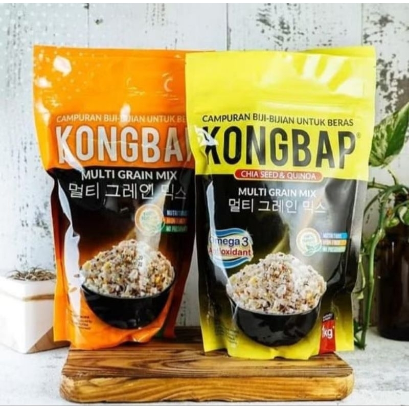 

KONGBAP MULTIGRAIN MIX 1KG (ORIGINAL / CHIASEED & QUINOA)