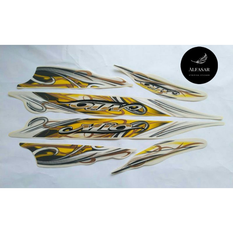 STICKER Striping YAMAHA MIO SPORTY 2010 Putih