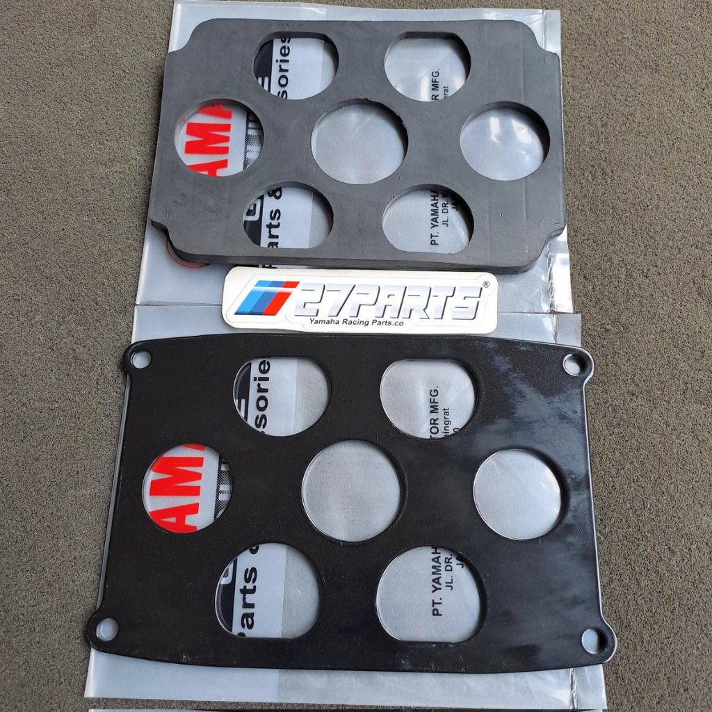 COVER HEAD 125Z HITAM PLUS KARET TUTUP BLOK HEAD 125Z RX KING