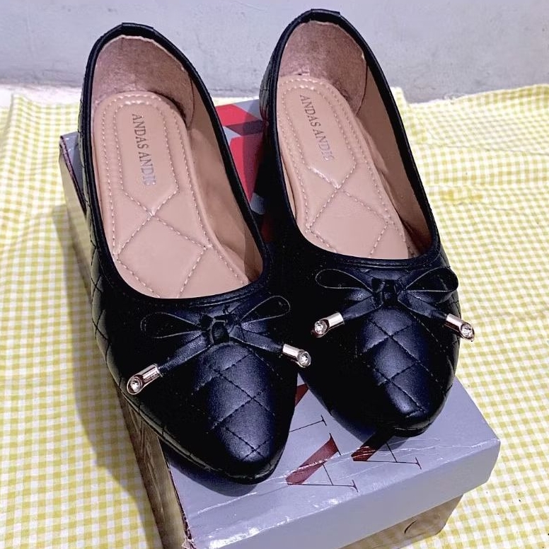 PRELOVED | Andas Andis - Flat Shoes Ballerina Kanela