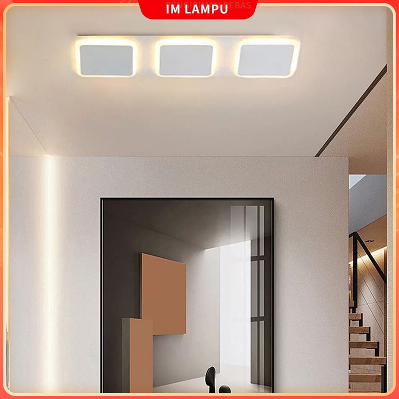 Lampu plafon strip panjang lampu plafon teras modern lampu balkon/ruang ganti/lampu kamar mandi
