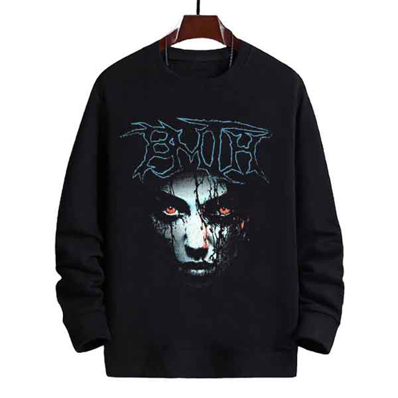 Sweater BRING ME THE HORIZON – DARKSIDE TOUR Crewneck Sweatshirt Casual Unisex Bahan Cotton Fleece |