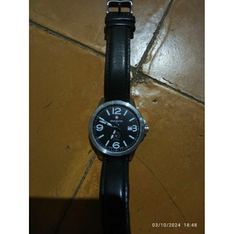 jam tangan pria swiss military second