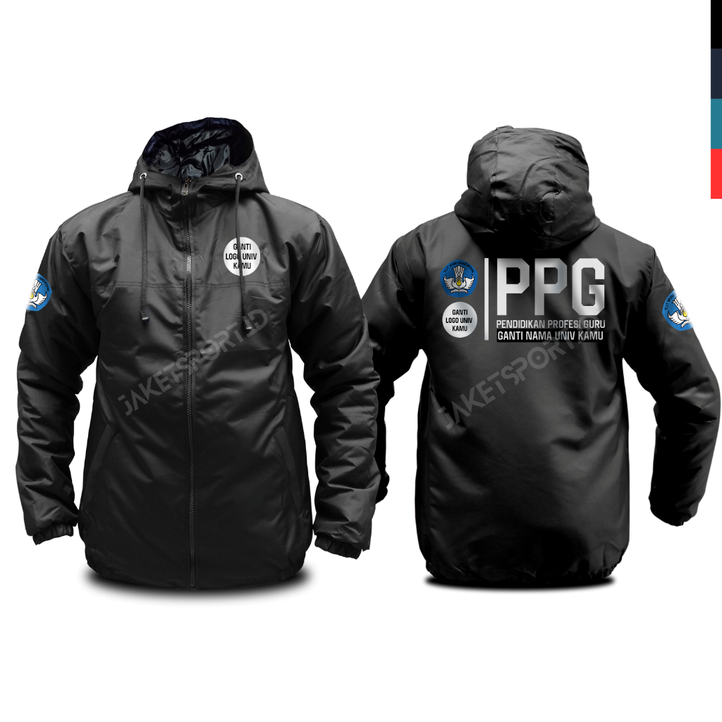 Jaket custom PPG Pendidikan profesi guru UNPAS UPI UNESA custom bebas bisa ganti universitas kamu