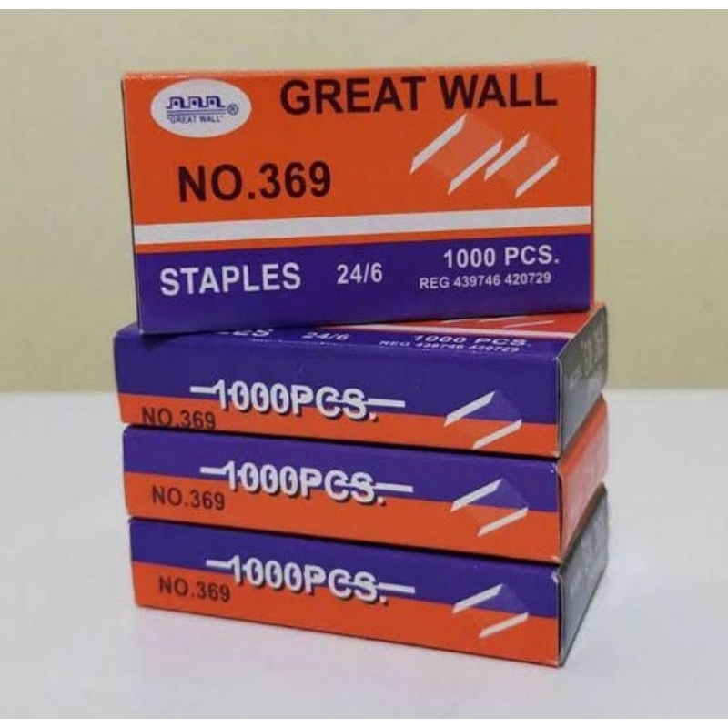 

Isi Staples Besar No.369 Great Wall - Hikmat ATK