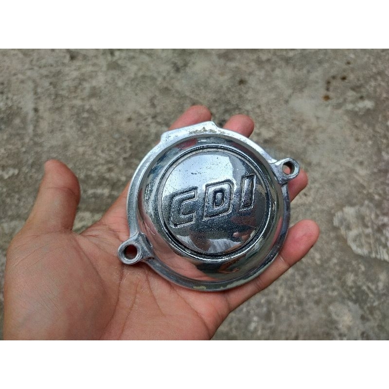Tutup Noken As Tossa CDI Bulat PNP CB GL MP Tiger Original Chrome Bekas Copotan Motor Second 2nd