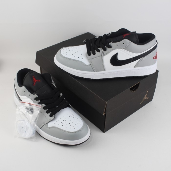 Chemistry Nike Air Jordan 1 Low Light Smoke Grey