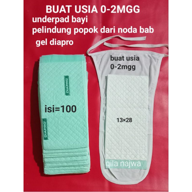 UNDERPAD BAYI  ISI=100,50,20SEUKURAN POPOK ALAS POPOK BAYI ALAS OMPOL UNDERPAD BAYI