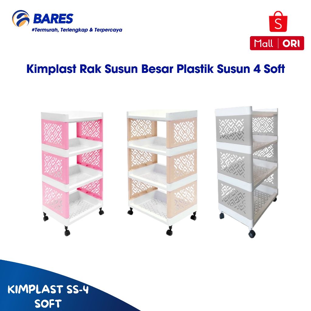 Kimplast Rak Susun Besar Plastik Serbaguna Susun 4 Soft