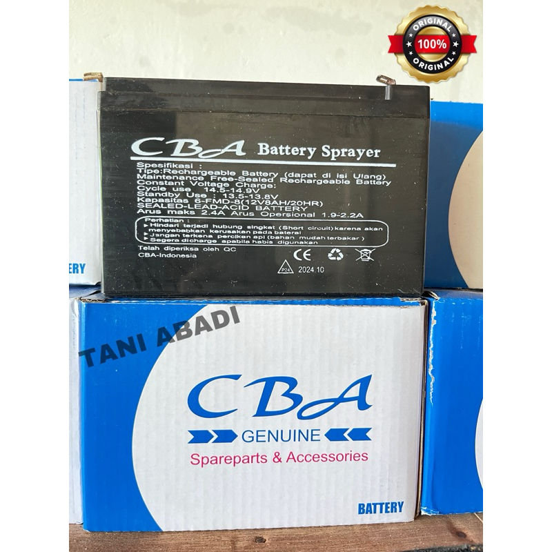AKI BATTERY SPRAYER ELEKTRIK CBA ORI