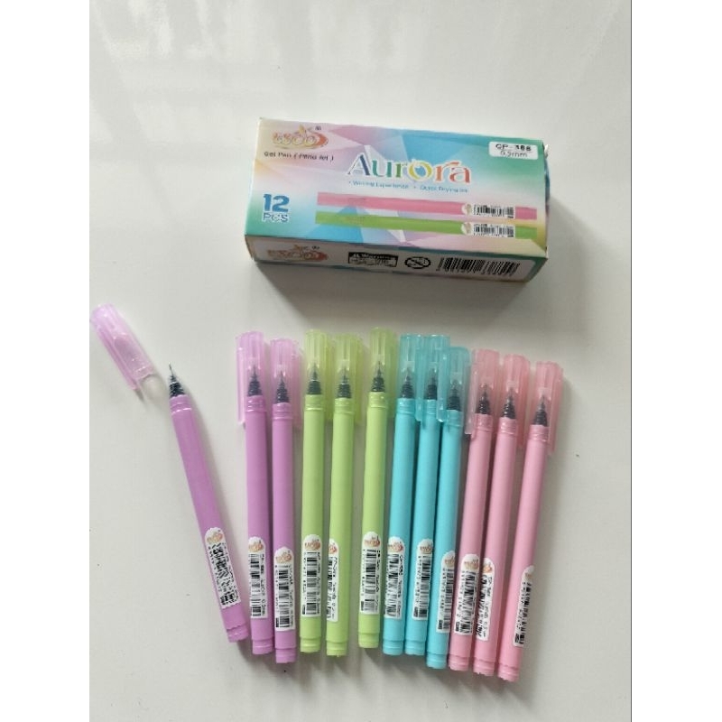 

GEL PEN / PENA GEL / PULPEN GEL ESCO AURORA 0.5 MM