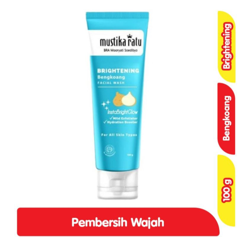 MUSTIKA RATU brightening bengkoang facial wash pembersih wajah 100gr