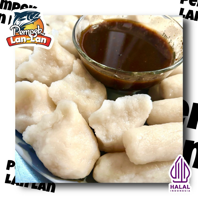 

Pempek lanlan isi 10 pcs pempek palembang pempek tenggiri