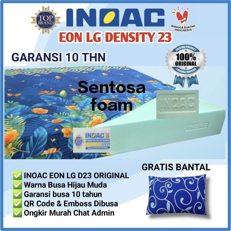 kasur busa inoac ori size king tebal 30cm(200x180x30)super king(200x200x30)