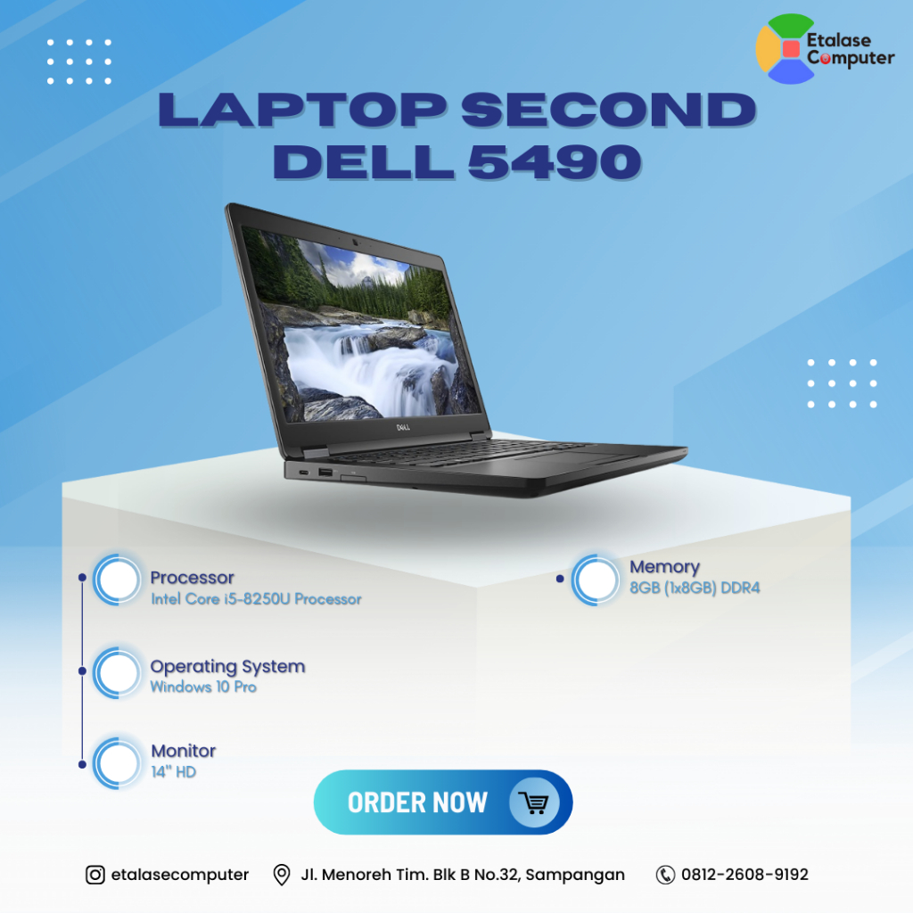 Laptop Dell Latitude 5490 Intel® Core™ i5-8250U Like New
