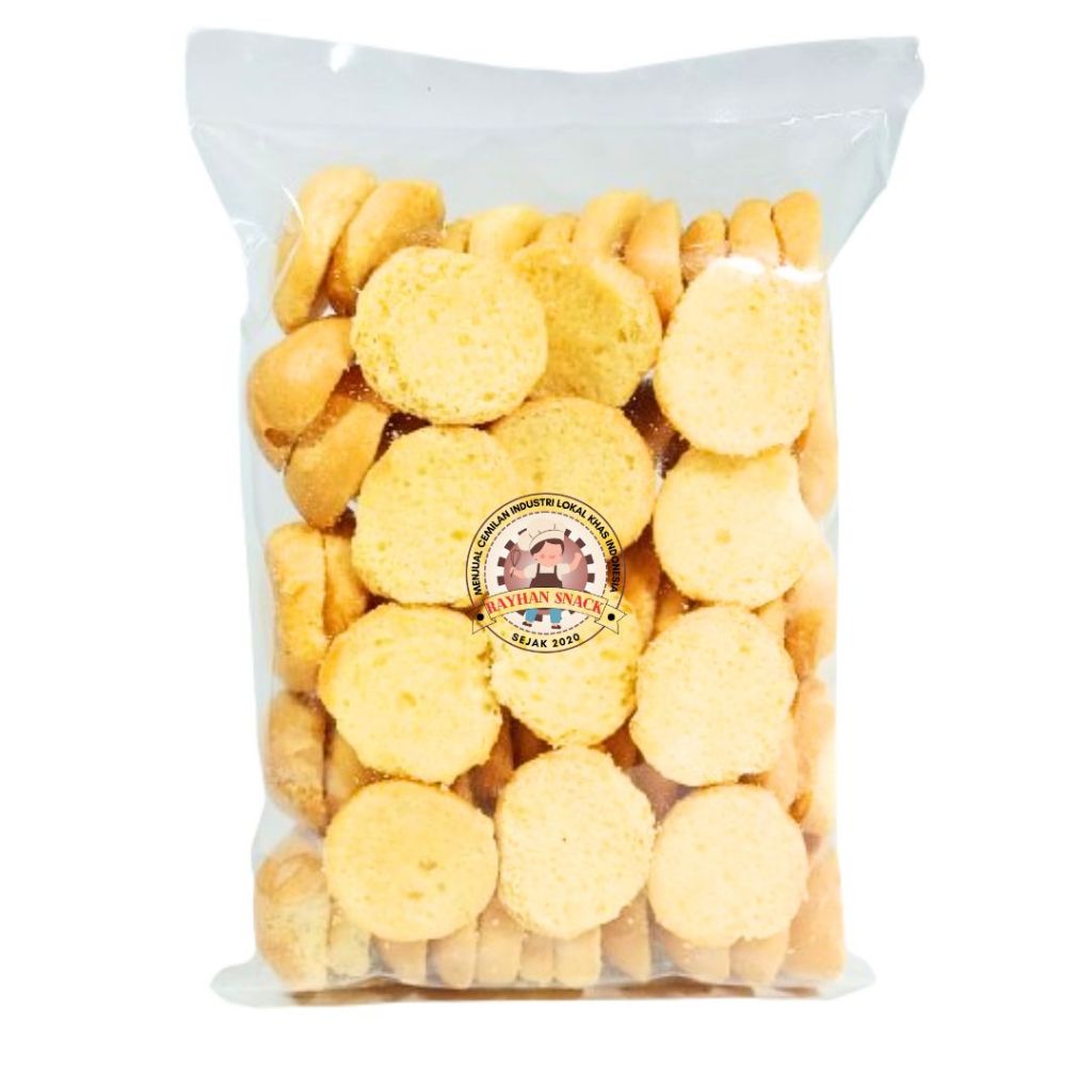 

Roti kering Bagelen - 135 GR Bandung Roti Kering Bagelan Mini Bulat