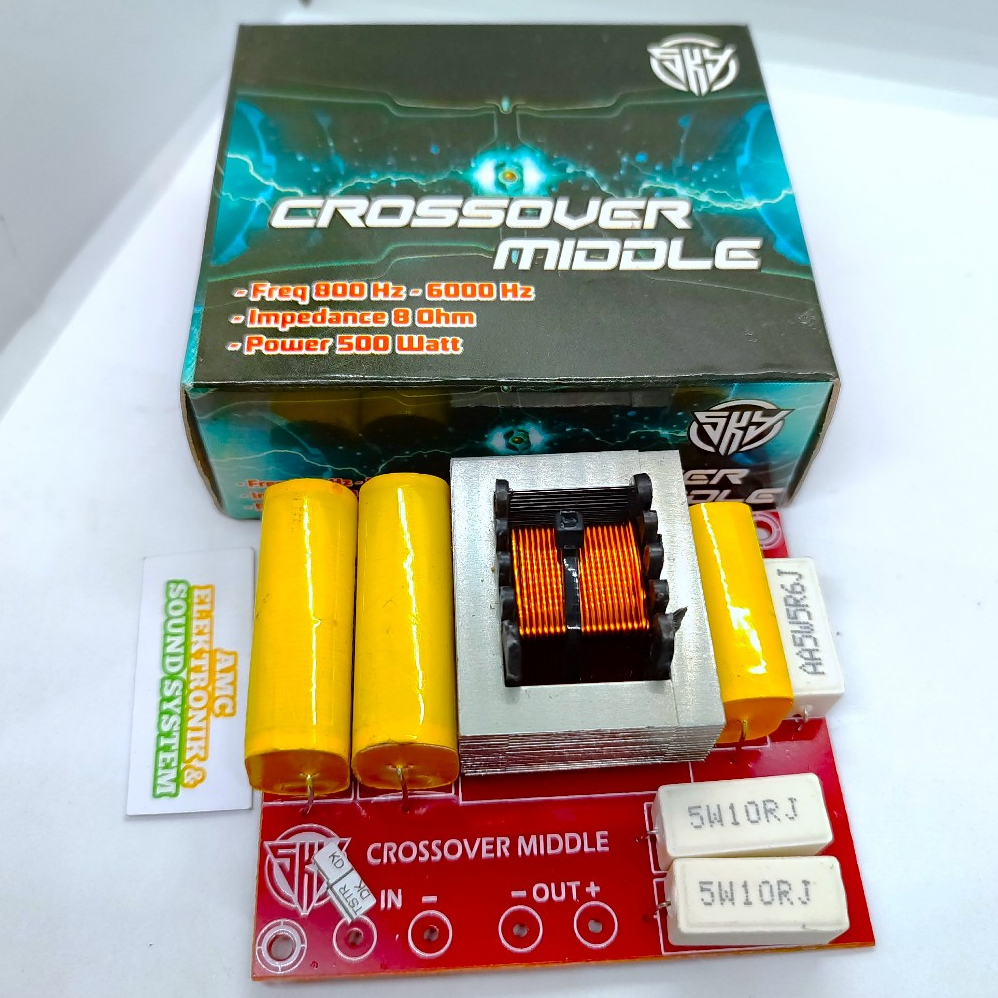 KIT CROSSOVER VOKAL 1 WAY SKY MIDLE MIDDLE MIDEL MIDRANGE CROSSOVER PASIF VOKAL