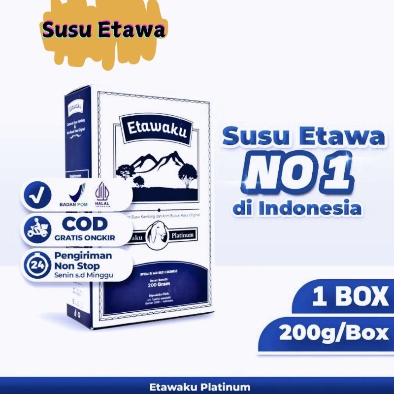 

Susu Etawaku Platinum 200gr / Susu Kambing Etawa