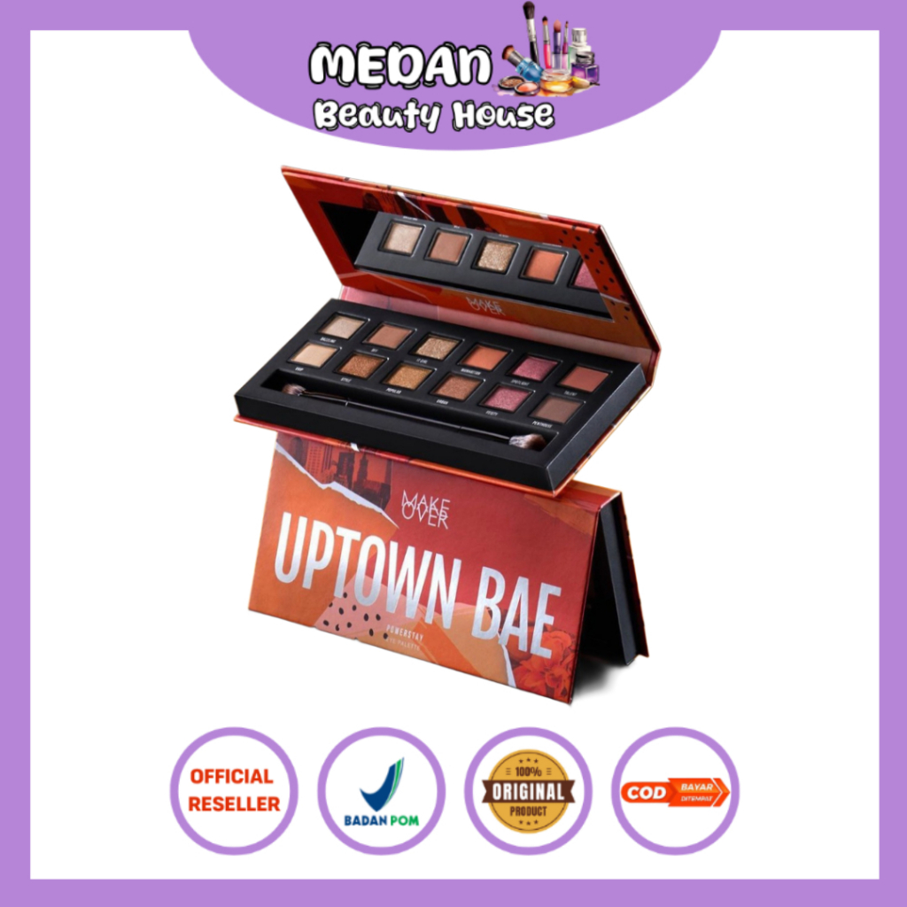MAKEOVER Powerstay Eye Pallete Uptown Bae ( Eyeshadow Palette )