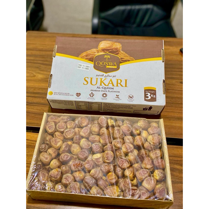 

Kurma Sukari 3kg Al Qassim Kurma Asli original