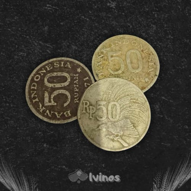 Koin 50 Rupiah Tahun 1971