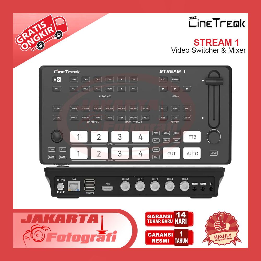 CineTreak STREAM 1  Video Switcher & Mixer|