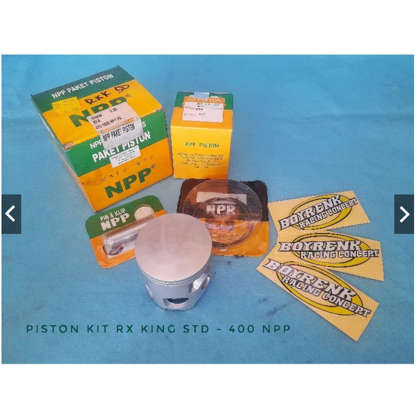 PISTON KIT SEHER SEKER RX KING OVERSIZE STD 50 100 150 200 250 300 350 400 NPP - BOYRENK RACING