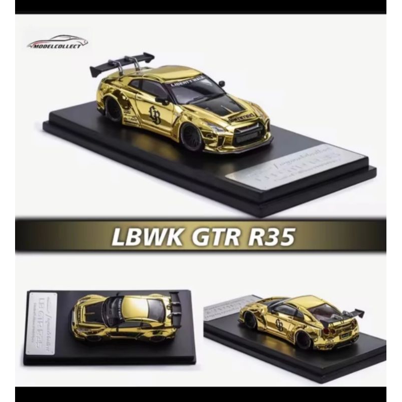 My Model Collect 1:64 Nissan Skyline LB GTR R35 Gold