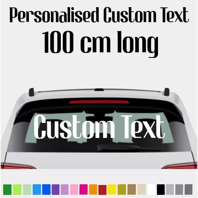 STICKER CUTTING KACA MOBIL  STIKER WINSHIELD KEREN CUSTOM  LOGO 30 PILIHAN FONT FREE CUSTOM DESAIN