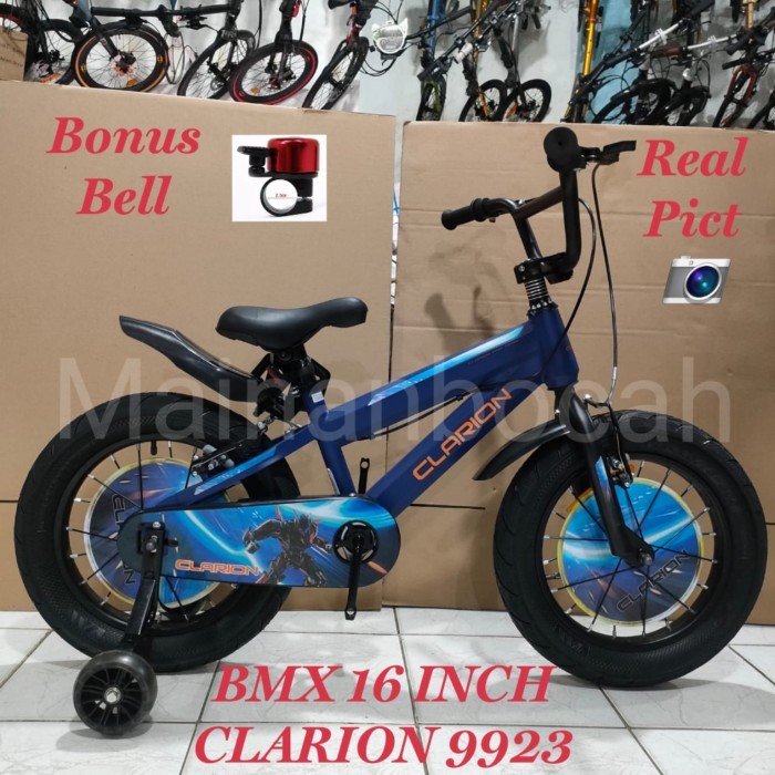 TERMURAH SEPEDA ANAK COWO BMX 16 INCH CLARION 9923 BAN JUMBO 3.0