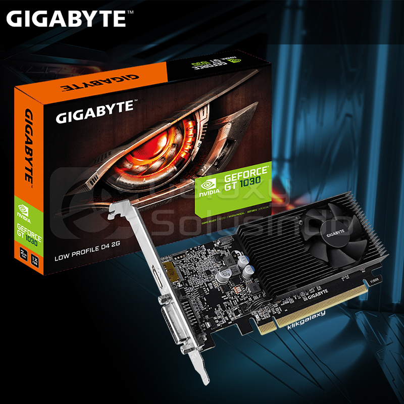GIGABYTE GeForce GT 1030 Low Profile 2GB DDR4 - VGA GT1030 DDR4