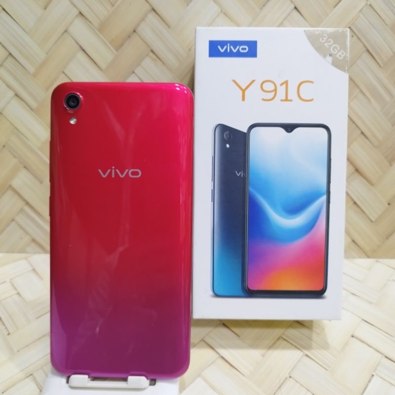 Vivo Y91C 2/32Gb Handphone Second Seken Bekas Fullset Batangan Original