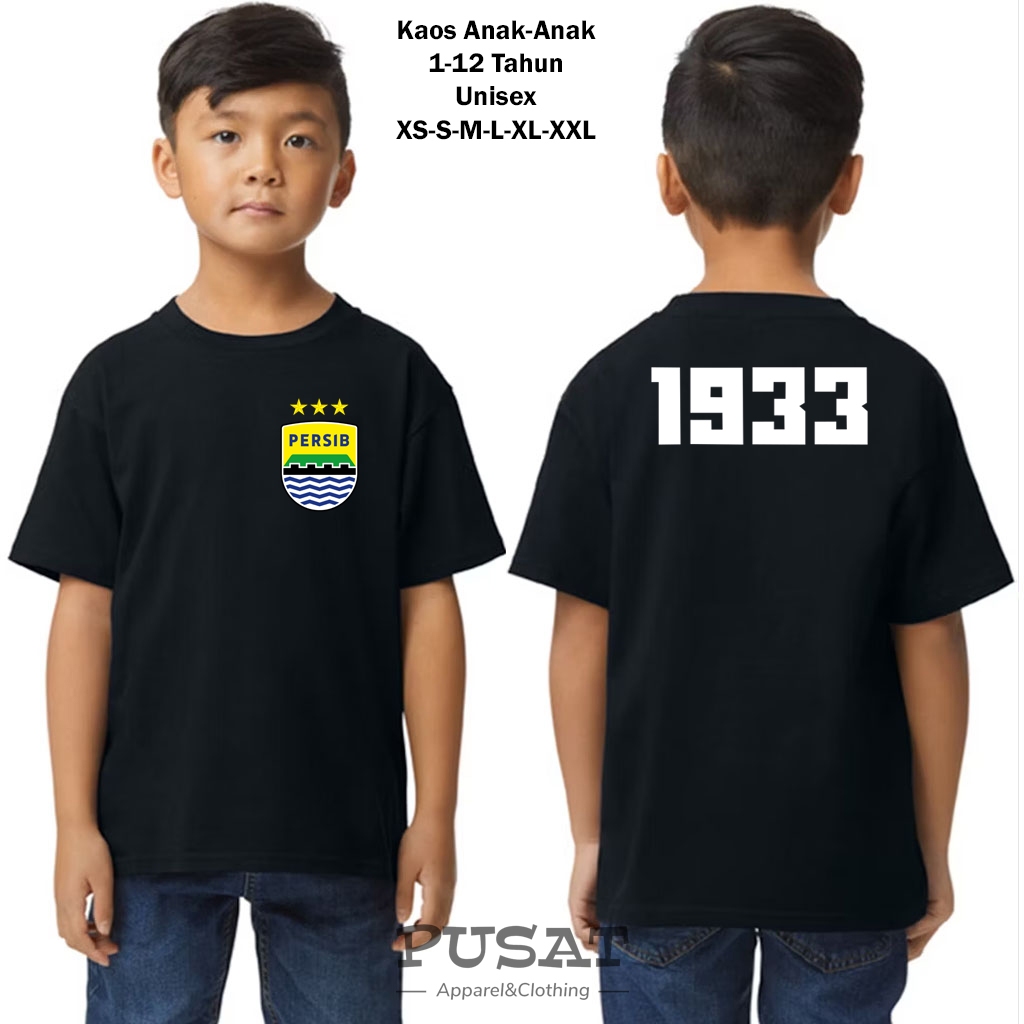 KAOS BAJU ANAK-ANAK USIA 1-12 TAHUN BOBOTOH PERSIB BANDUNG VIKING PERSIB BANDUNG KEREN BEST SELLER R