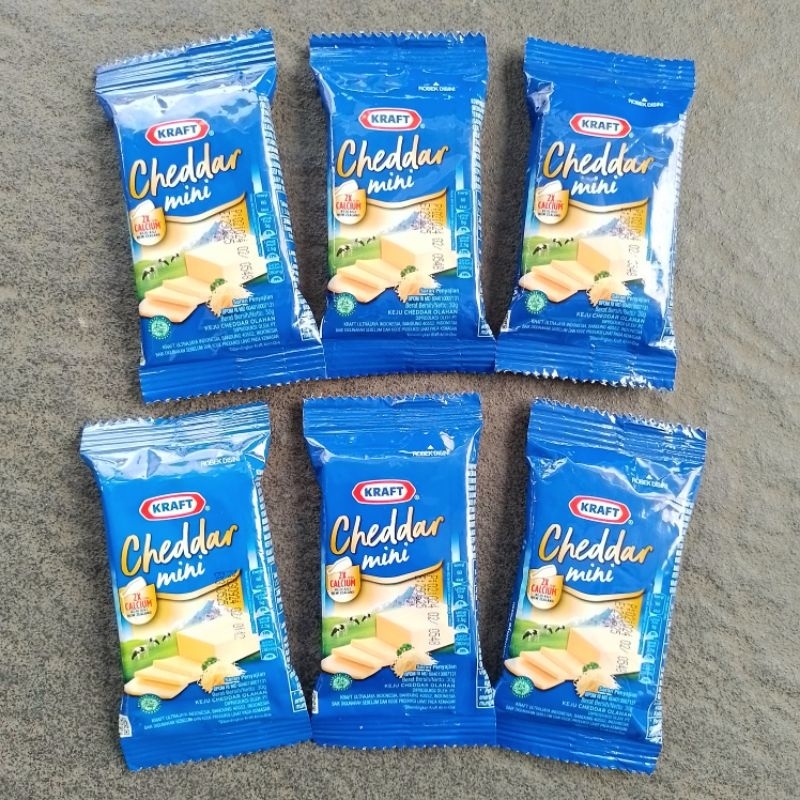 

Keju Kraft Cheddar Mini Kemasan 30gr ( Pcs ) [ Original ]