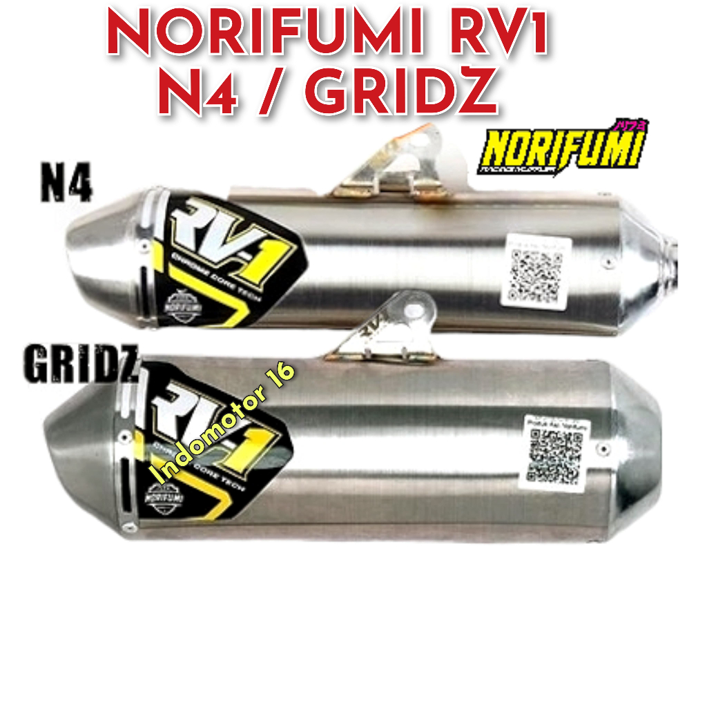 KNALPOT NORIFUMI RV1 GRIDZ N4 KLX 150 KLX50 CRF 150 CRF150 ORIGINAL GRID GRIT not noctus t1 t3 t5 xr