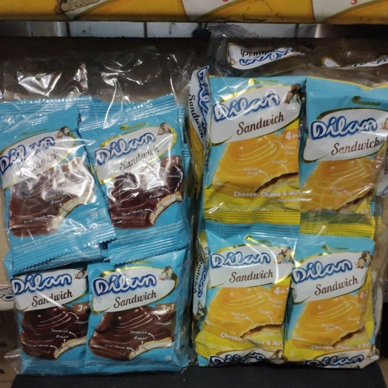 

Dilan sandwich 4in1 1pak isi 20sachet,Random request rasa dinote